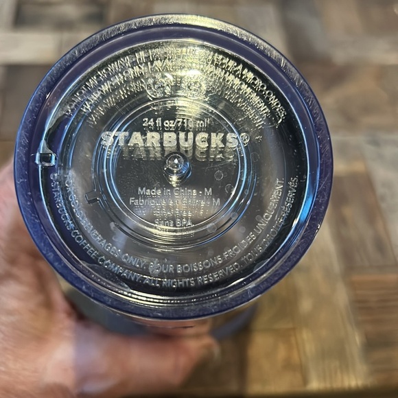 Starbucks 24 Oz Holiday 2017 Silver Sequins Cold Tumbler - Picture 7 of 9